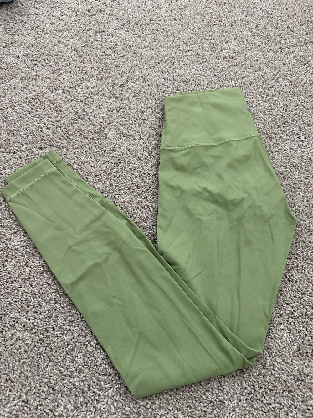 Lululemon lime High-Waist Leggings
